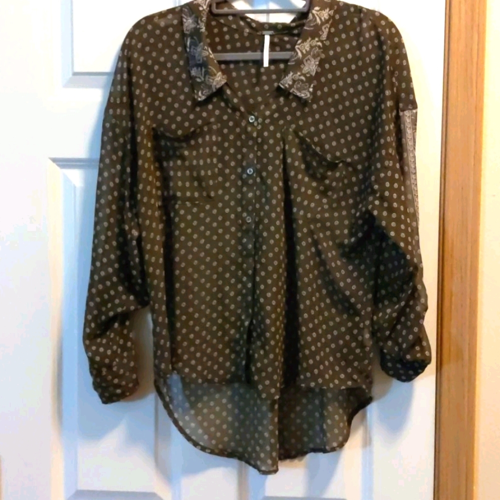 Sheer blouse